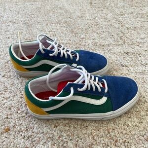 Vans Old Skool Yacht Club Colorblock Suede Sneakers Skate Shoes 5 Mens 6.5 Women